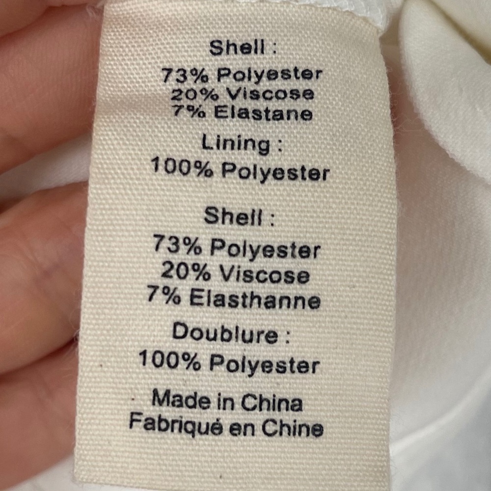 L'AGENCE White Enola Cigarette Pants sz 4 - Picture 6 of 8